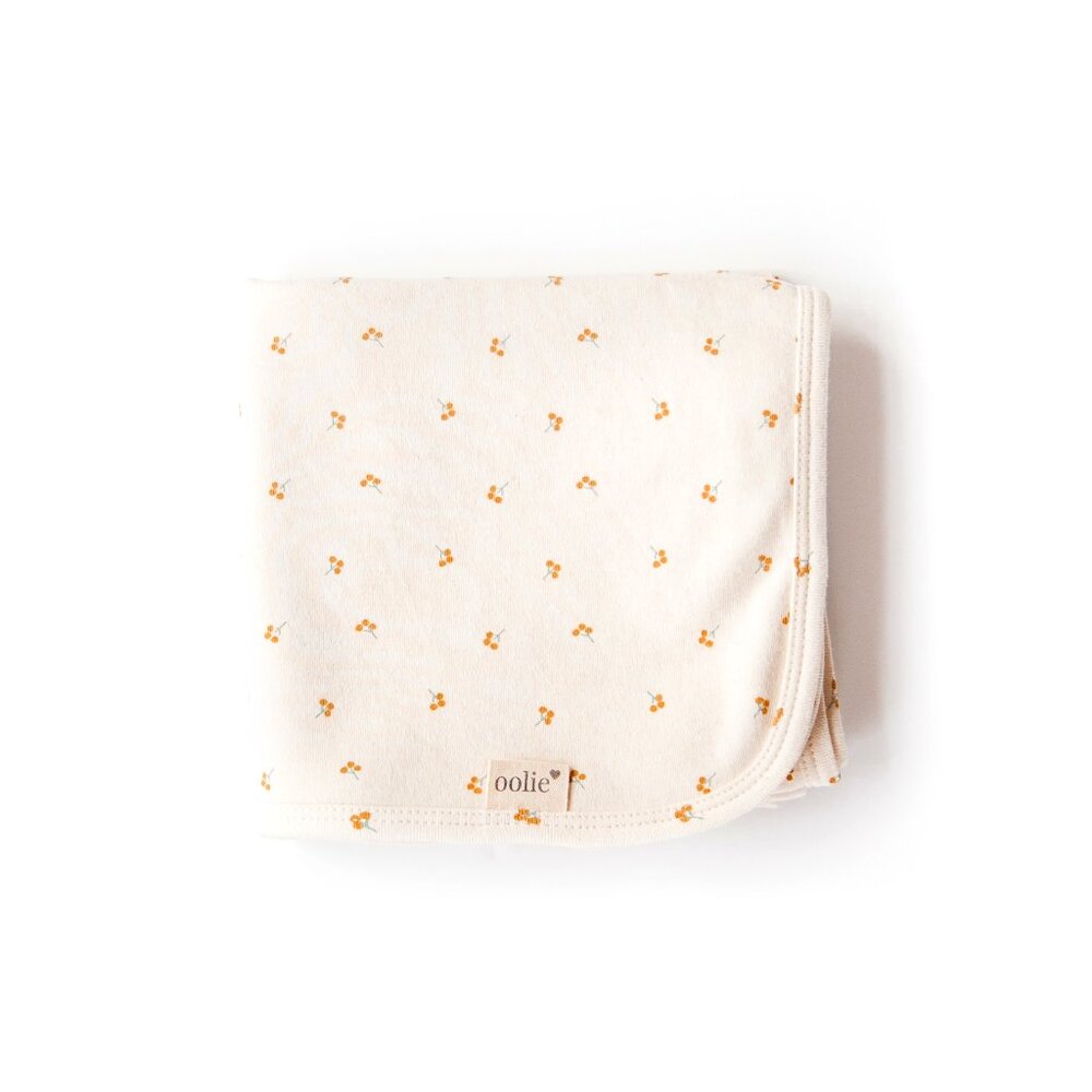 Oolie - GOLD SPRIG | Organic Baby Blanket